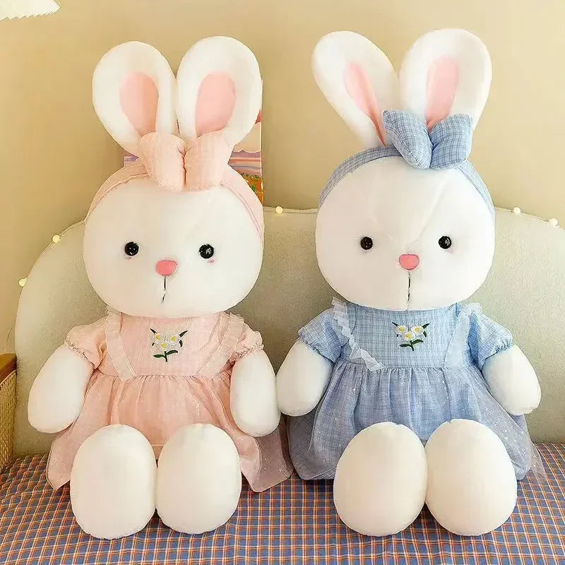 Peluche Coniglio Carino 30 Cm Morbido Cuscino Bambola Neonati Regalo Compleanno Per Bambini Giocattolo Per Sonno
