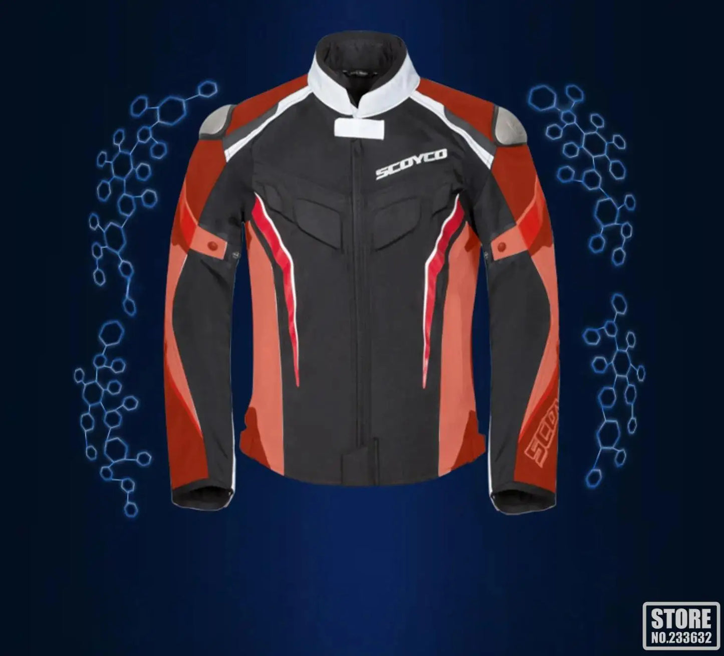 SCOYCO Moto Giacca Impermeabile Anticaduta Traspirante In Rete Con Protezioni Motocross Pantaloni Tuta Uomo