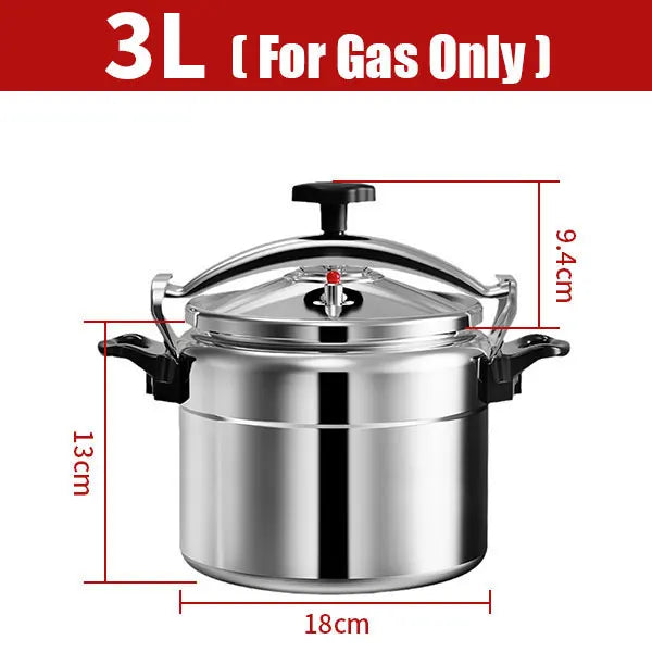 Pentola A Pressione In Alluminio Da 4 A 5 Litri Con Coperchio Easy Lock Antideflagrante Sicura A Gas