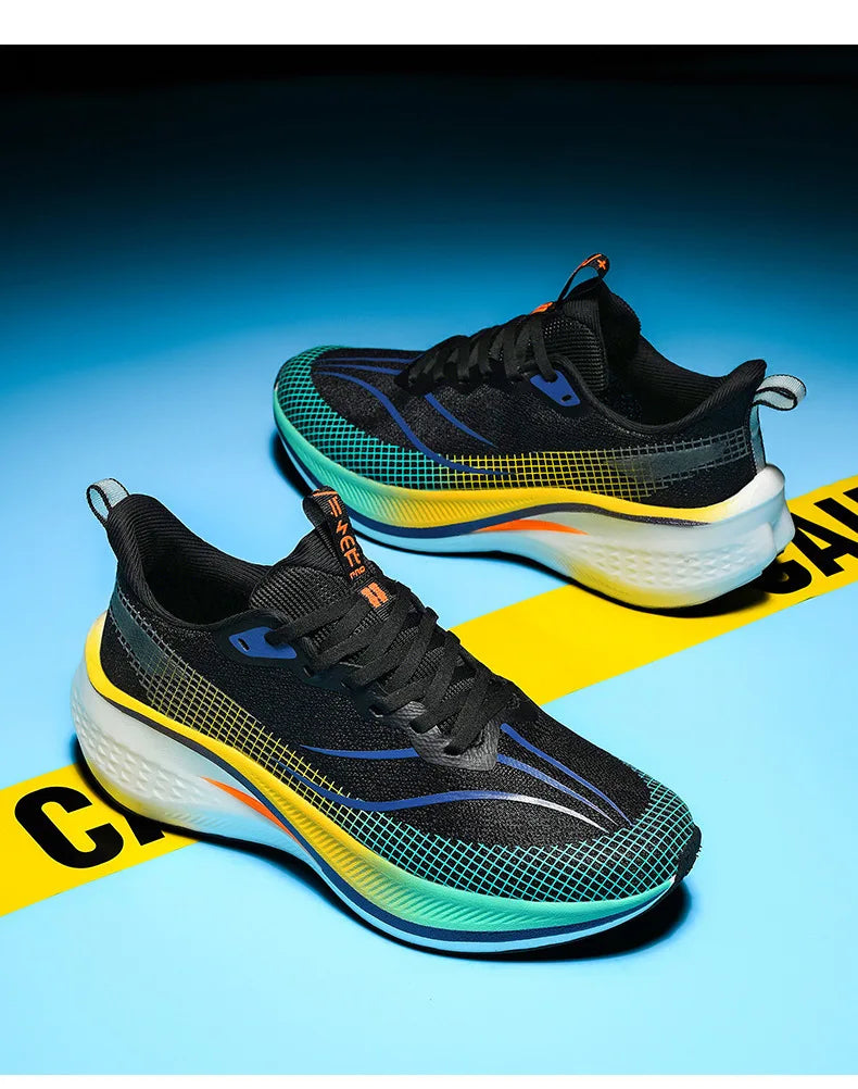 Scarpe da Corsa Sound Friction Rabbit 7PR con Piastra in Carbonio Traspiranti Leggere Sneakers Casual Unisex
