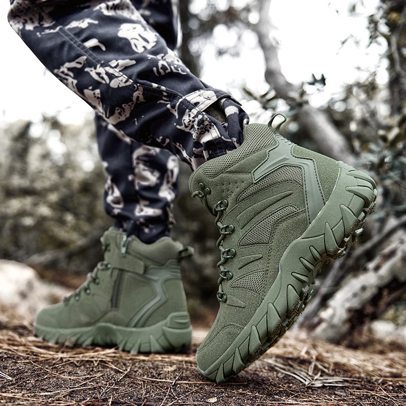 Stivali Da Allenamento Da Combattimento Uomo Scarpe Da Trekking Per Pesca E Caccia Sneakers Da Uomo