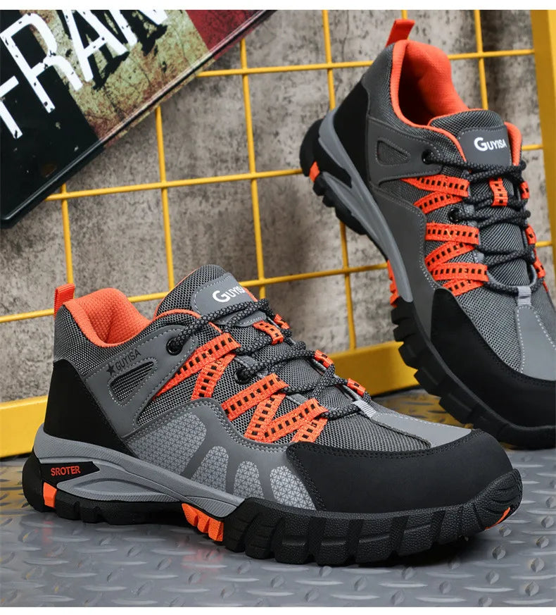 Scarpe Da Lavoro Con Punta In Acciaio Antinfortunistiche Da Uomo Antiscivolo Indistruttibili