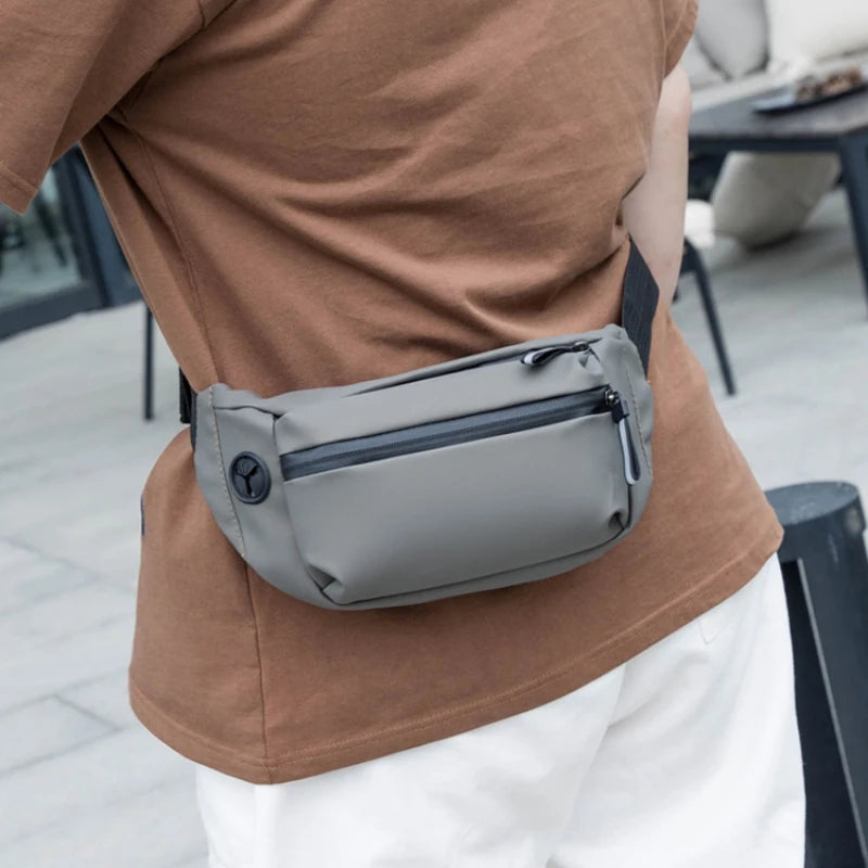 Impermeabile Borsa da Cintura Uomo Marsupio Esterno Tracolla Sportiva Per Viaggio e Attività all Aperto