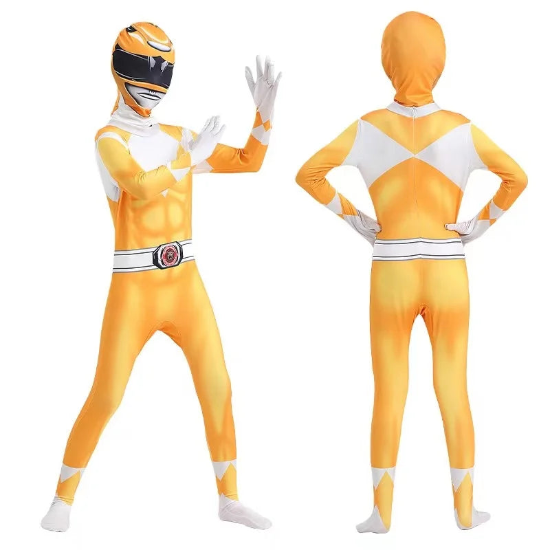 Costume Cosplay Morpher Supereroe Samurai Sentai Shinkenger Rangers Halloween Maschera Per Uomo Ragazzo