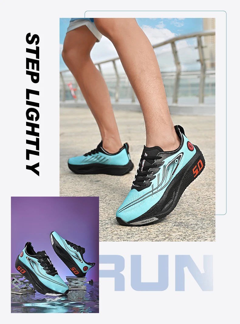 Scarpe Da Corsa Sportive Unisex Traspiranti Comfort Outdoor Nero Taglia 10 Per Uomo E Donna