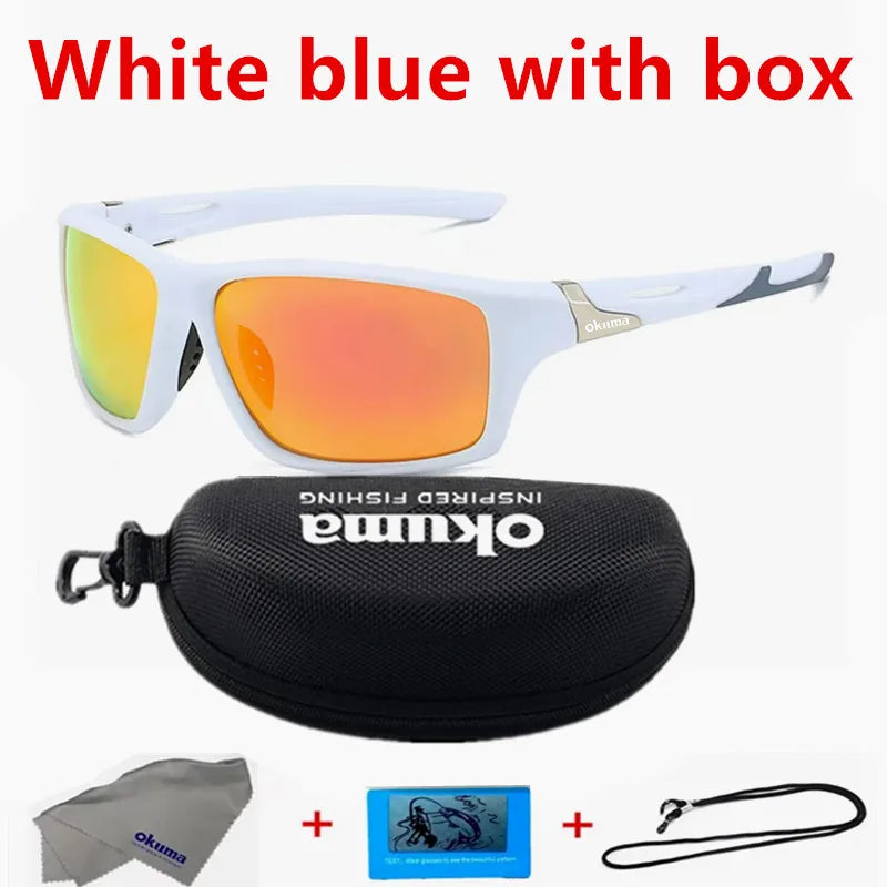 Occhiali Da Sole Polarizzati Da Pesca Okuma UV400 Per Ciclismo E Attività All Aperto Protezione Solare Antiriflesso