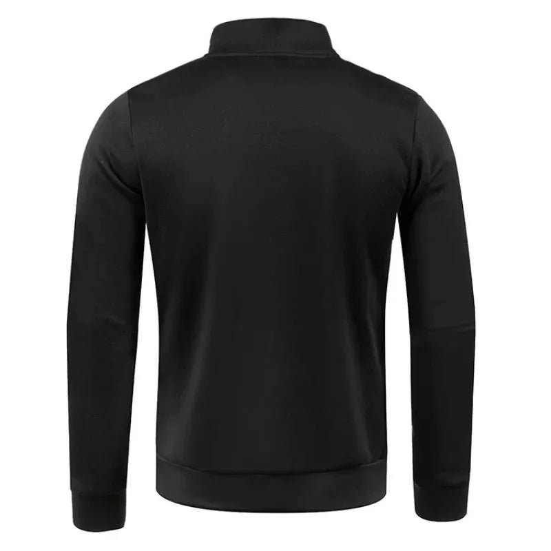 Felpe Da Uomo Autunnali Con Cerniera Cardigan Cappotti Manica Lunga Da Esterno Streetwear Dolcevita Oversize Caldo