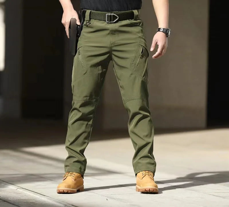 Pantaloni Tattici da Uomo Mazerout per Campeggio Escursionismo Trekking Arrampicata Tessuto con Asciugatura Rapida
