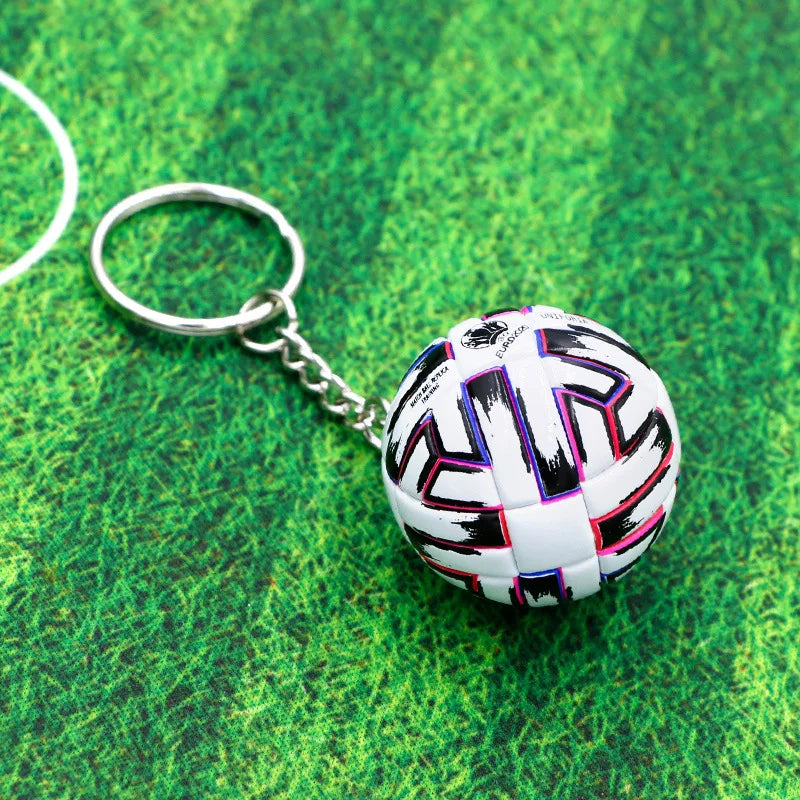 Ciondolo Portachiavi Calcio Souvenir Per Fan Regalo Piccolo Per Attività Scolastiche E Accessori Fai Da Te