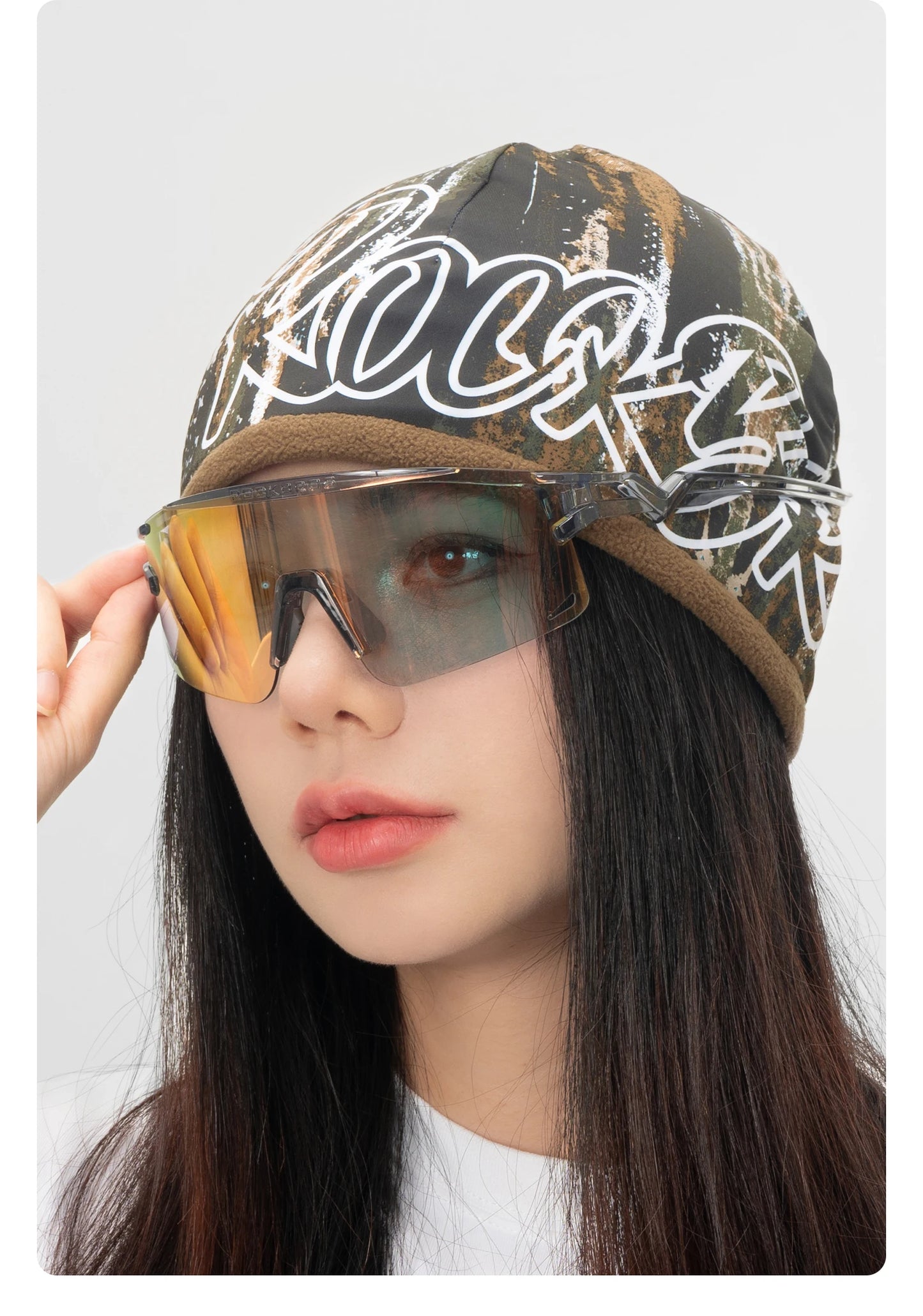 Rockbros Cappello Da Ciclismo Autunno Inverno Antivento Caldo Pile Spazzolato Doppio Da Indossare Unisex Per Pendolari