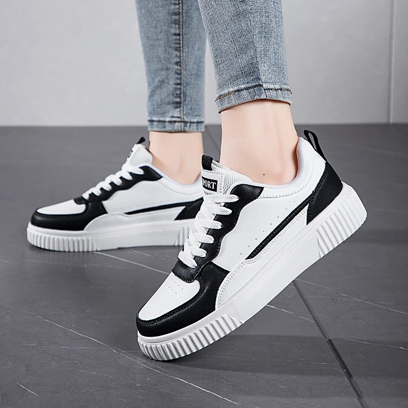 Scarpe Da Donna Basse Sneakers Casuali Bianche Vulcanizzate Da Uomo Per Coppie Scarpe Sportive
