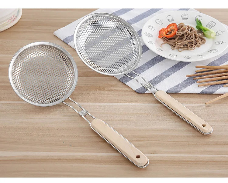 Cucchiaio Per Schiumarola A Maglia Fine In Acciaio Inox Per Colino Spaghetti E Tagliatelle