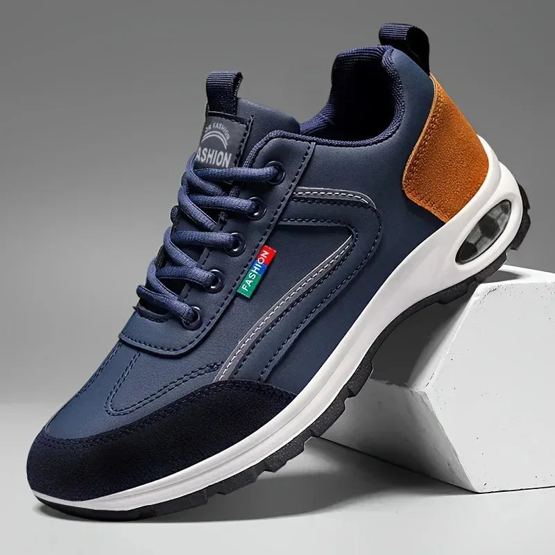 Scarpe Sportive Da Uomo Leggere Traspiranti Antiscivolo In Pelle Scamosciata Eleganti Da Indossare Giorno All Aperto