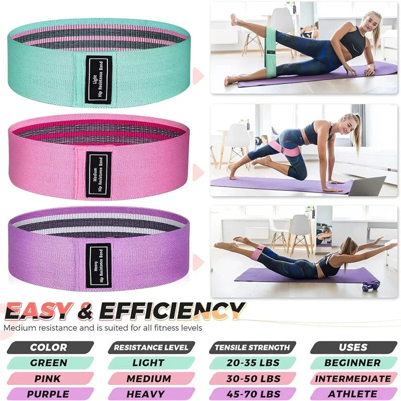 Due Fasce di Resistenza per Allenamento a Casa Unisex Elastiche Potenziano Forza Resistenza e Powerlifting Mobilità