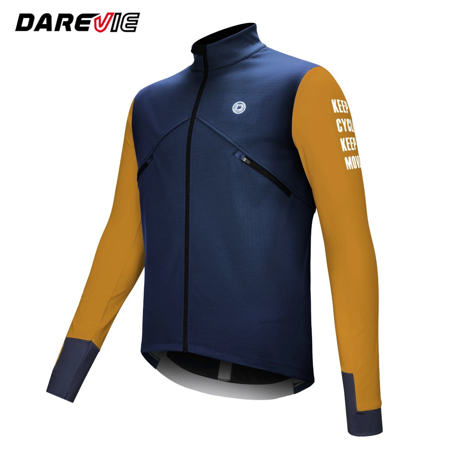 Giacca Da Ciclismo Uomo Antivento In Pile Manica Lunga Calda Morbida Traspirante Con Tasche Riflettenti Professionale