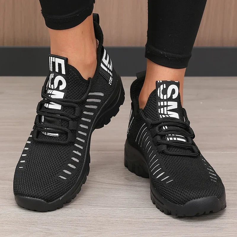 Scarpe Da Corsa In Mesh Traspiranti 2025 Per Donne Leggere Con Suola Imbottita Per Allenamento All Aperto E Palestra
