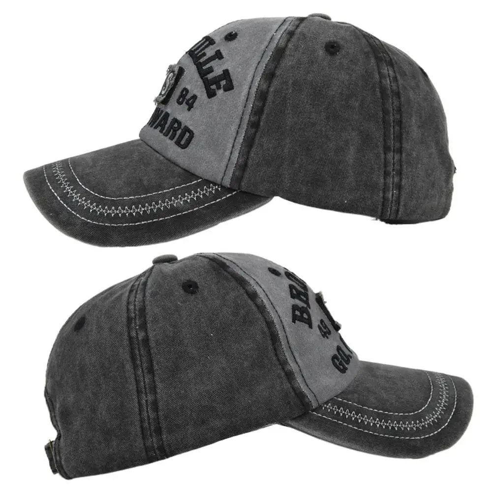 Cappelli Da Baseball Regolabili Con Ricamo Di Lettere Hip Hop In Denim Estivi Da Sport All Aperto Unisex
