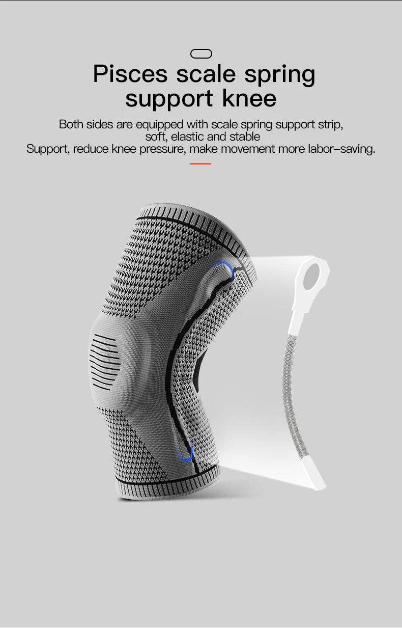 Mezza Ginocchiera Cinghia Patella Supporto Mediale Protezione Menisco In Silicone Sport Universale Per Basket E Corsa