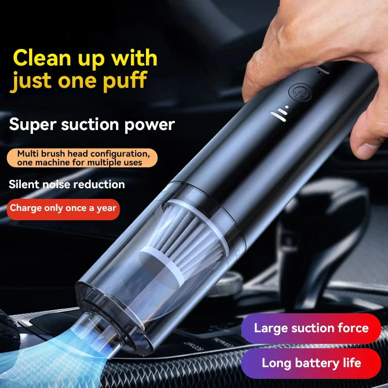 Aspirapolvere Portatile Senza Fili 2 In 1 Potente E Intelligente Per Auto E Casa Pulizia Domestica Versatile