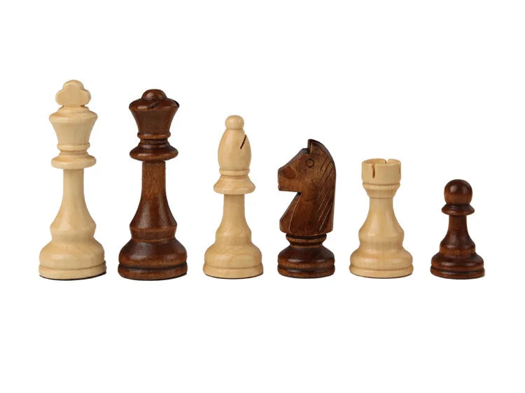 Set Scacchi Pieghevole In Legno Qualita Tradizionale E Classico Scacchiera Gioco Da Tavolo Massiccio Lavorati A Mano