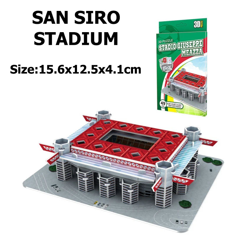 Campo Da Calcio In Miniatura 3D Puzzle Fai Da Te Dei Stadi Famosi Per Fan E Regalo Di Compleanno