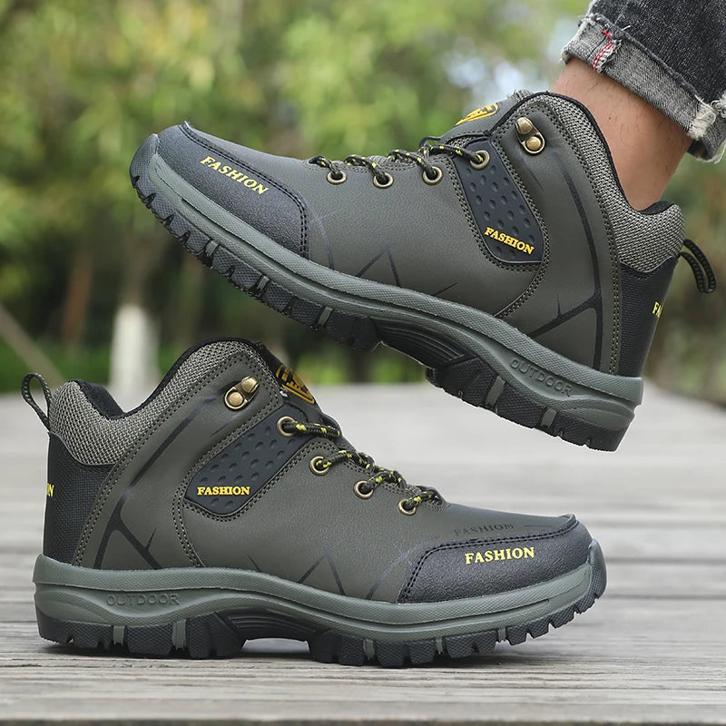 Stivali Da Trekking Da Uomo Retrò Per Primavera Autunno Traspiranti Impermeabili Antiscivolo Per Campeggio Taglie 39-46
