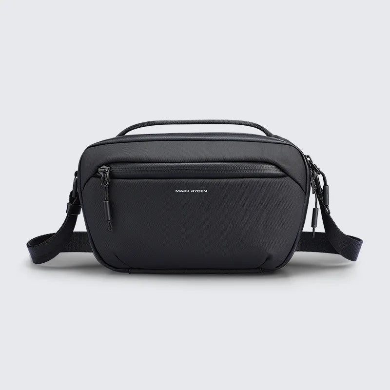 Borsa Da Uomo A Tracolla Mark Ryden MR165 Capacità 2,3 Litri Nero Verde Design Elegante E Pratico