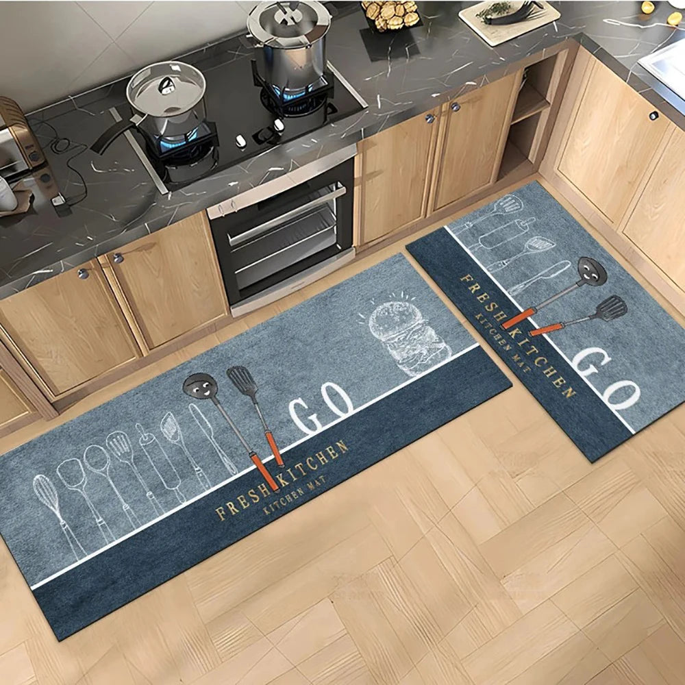 Tappetino Da Cucina Antiscivolo Lungo In Velluto Cristallo Per Soggiorno E Camera Da Letto Zerbino Tappeti Assorbenti