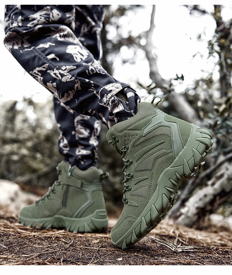 Stivali Da Allenamento Da Combattimento Uomo Scarpe Da Trekking Per Pesca E Caccia Sneakers Da Uomo