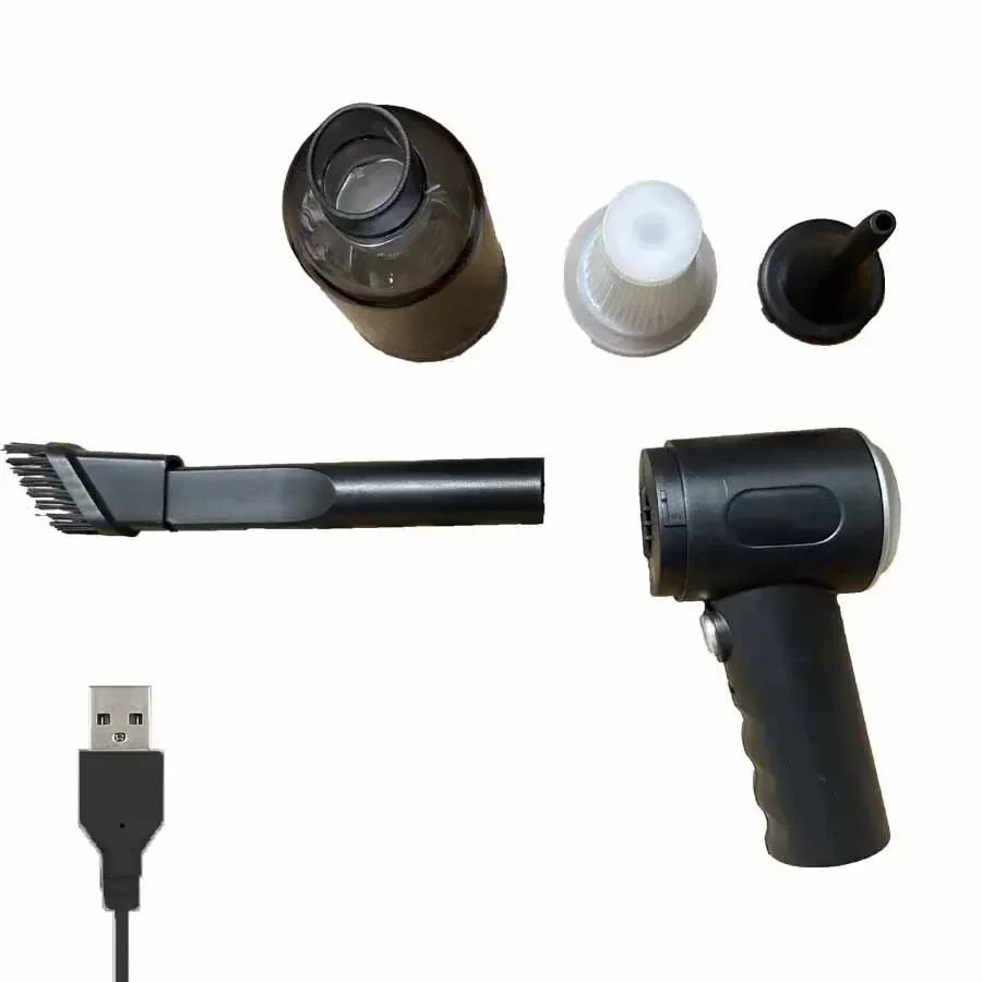 Aspirapolvere Senza Fili Per Auto 9000 Pa Potente Ricarica USB Portatile Umido E Secco Per Casa