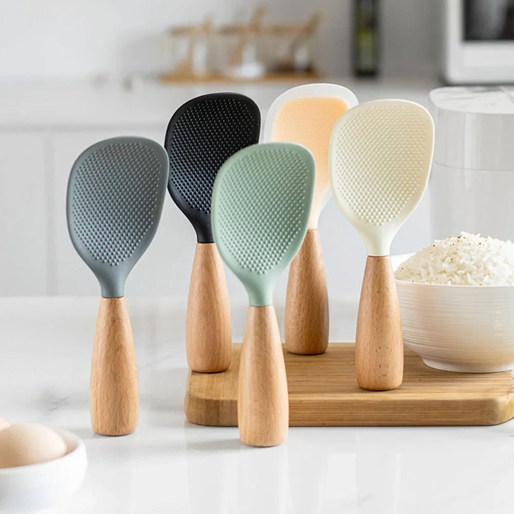 Cucchiaio Da Cucina In Silicone Antiaderente Antiscottatura Resistente Alle Alte Temperature Utensile Durevole