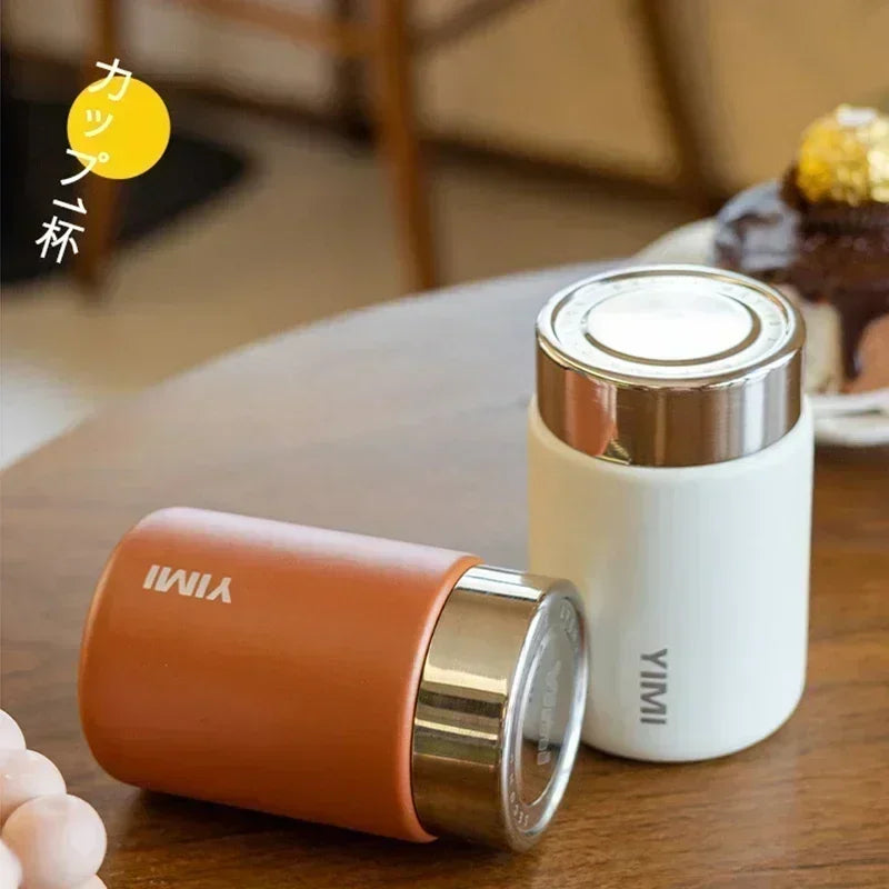 Bottiglia Termica Mini 230 Ml Acciaio Inox 316 Con Isolamento A Vuoto Portatile Per Viaggiare Caffè E Tè Caldi O Freddi