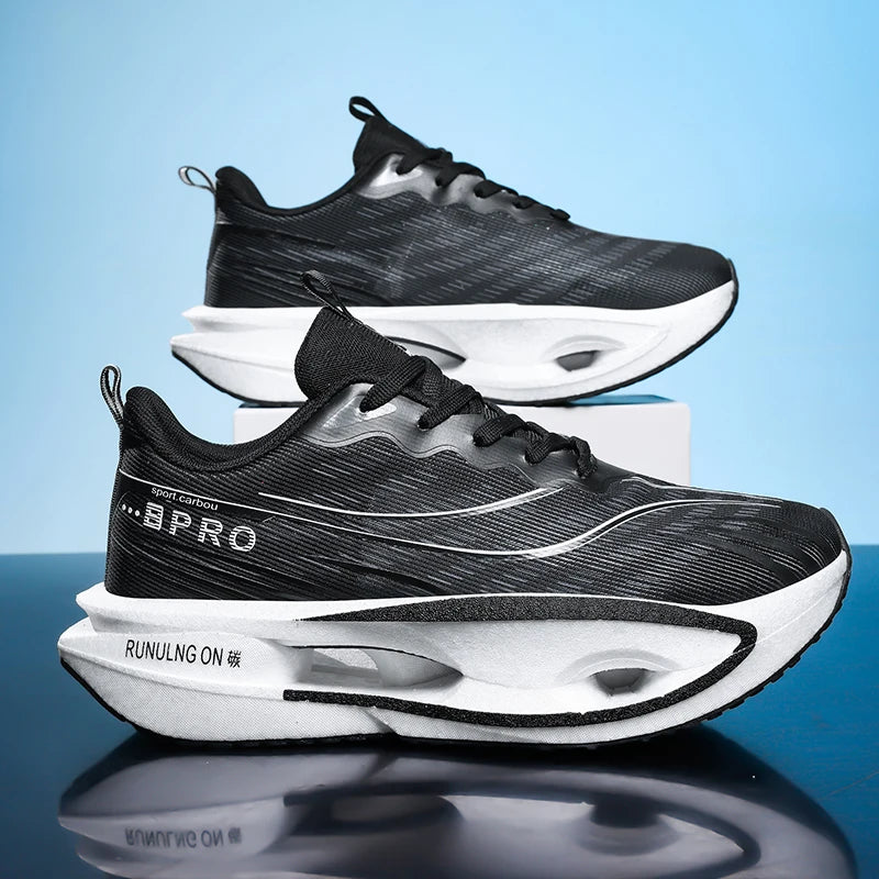 Scarpe Da Corsa Su Strada Casual Da Uomo Comode E Alla Moda Con Lacci Design Basso Con Suole Antiscivolo