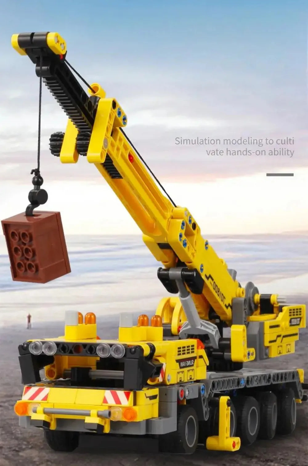 Set Costruzioni Multi Veicoli Caricabatteria Gru Camion Fai Da Te Blocchi Ingegneria Giocattolo Per Bambini