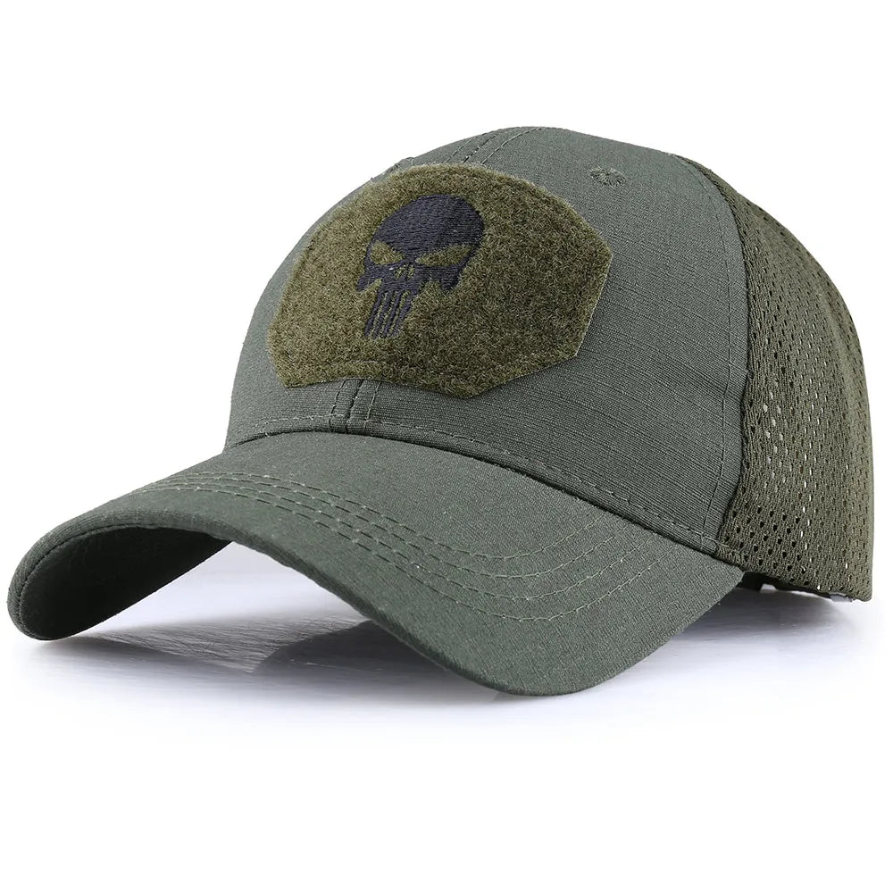 Cappello Da Baseball Universale Per Uomo E Donna Traspirante Protezione Solare Berretto Sportivo All Aperto Con Teschio