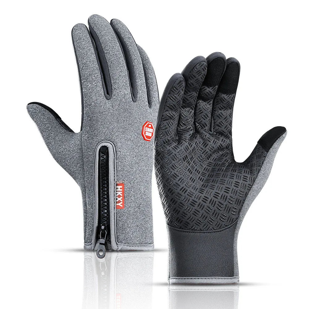 Guanti Da Ciclismo Invernali Con Supporto Al Polso E Touch Screen Antivento Antiscivolo Con Dita Intere