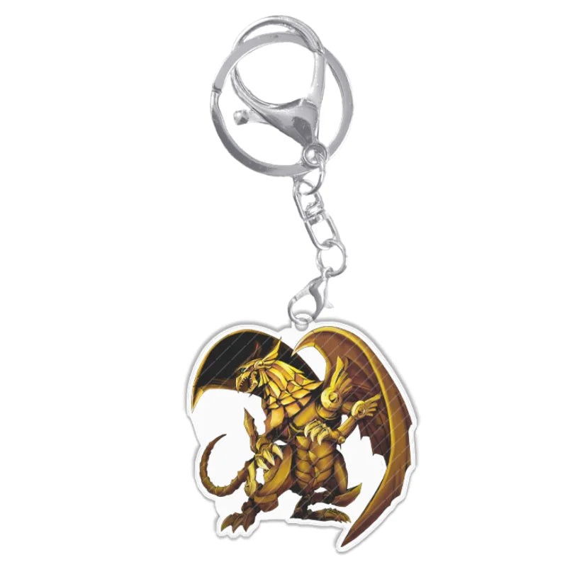 Portachiavi YuGiOh Mago Nero Ragazza Acrilico Ciondolo Zaino Decorazione Giocattolo Anime Regalo
