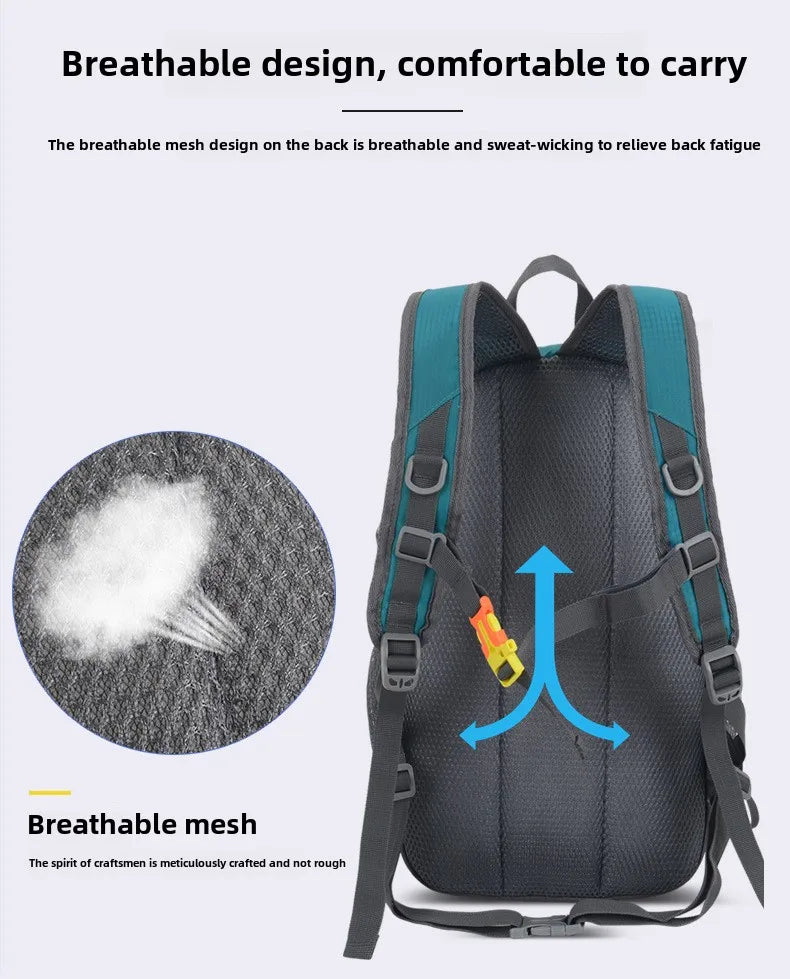 Zaino Ultraleggero Da Trekking Per Uomo E Donna Versatile Per Escursionismo Viaggi Campeggio Arrampicata Tasca Piccola