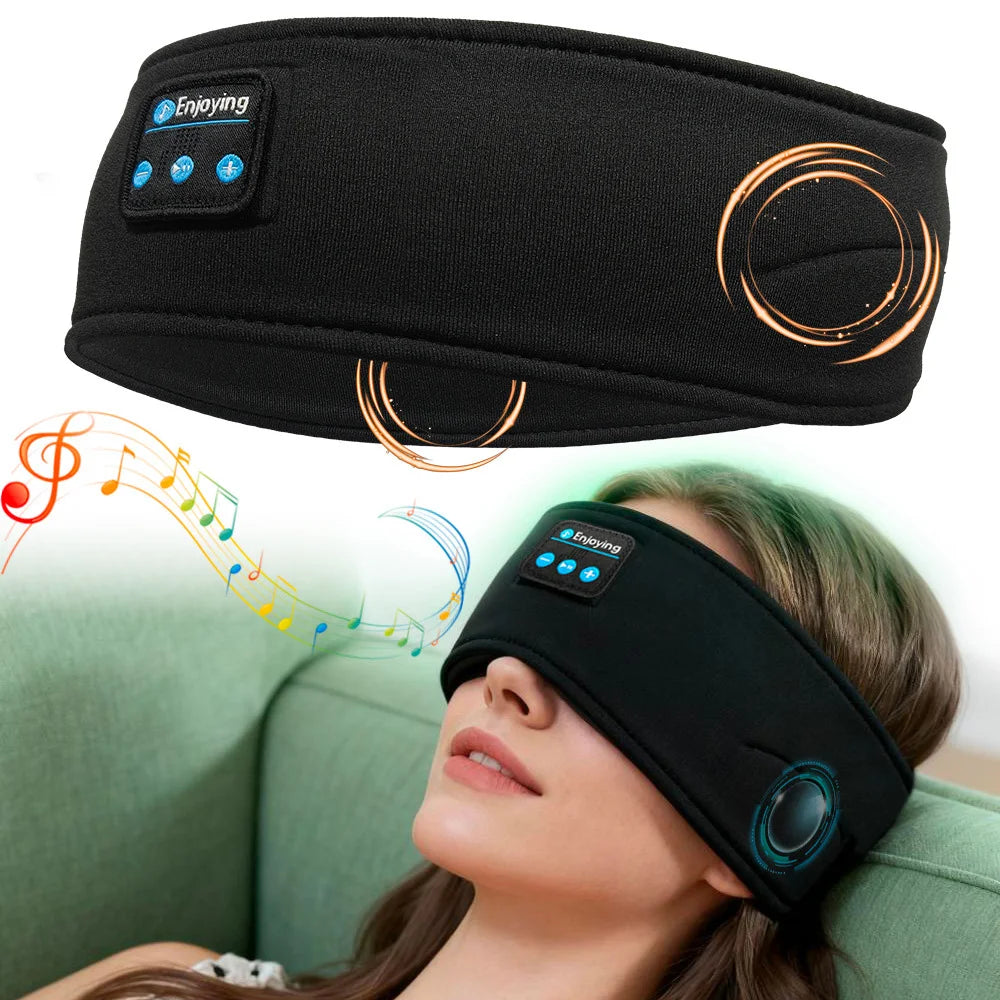 Cuffie Bluetooth Senza Fili Con Fascia Morbida Per Dormire Confortevoli Auricolari Musicali Per Sport Fitness