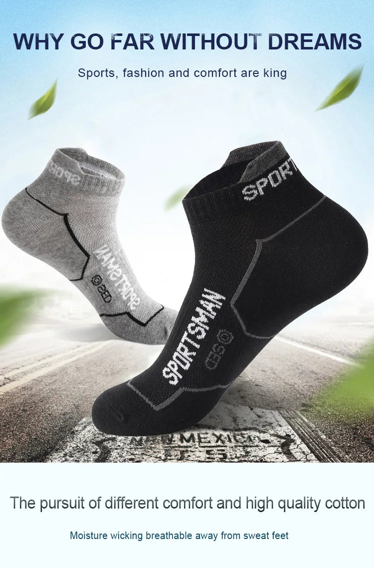 Calzini Corti Da Uomo Per Basket E Corsa Con Rete Traspirante Assorbenti Odori Pack 6 Paia