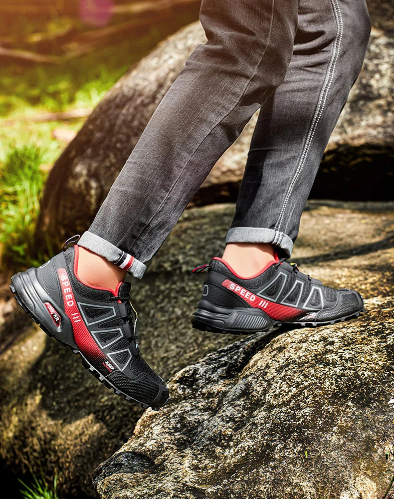 Scarpe Da Trekking Impermeabili Da Uomo Per Esterno Campeggio Scarpe Da Ginnastica Per Montagna Arrampicata
