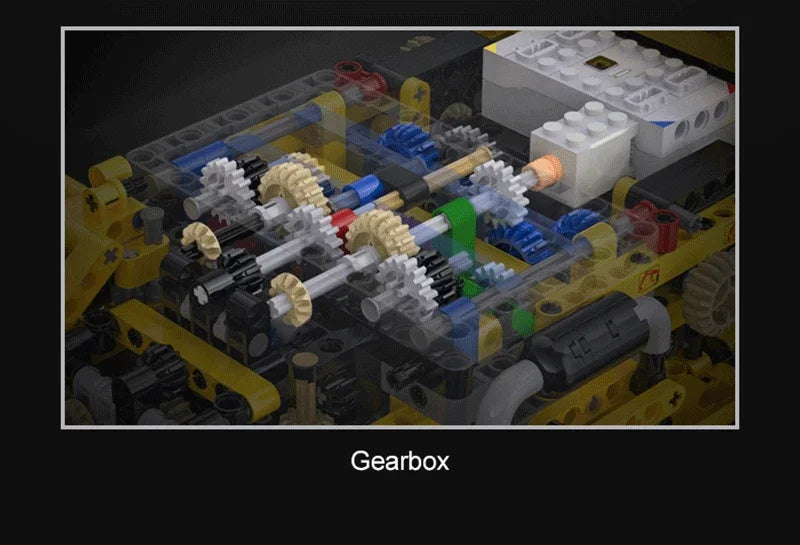 1702 Pz Cada 1:20 Città di Ingegneria di Controllo Remoto Auto FAI DA TE Modello Building Blocks RC Escavatore Mattoni Giocattoli Per I Bambini Regalo