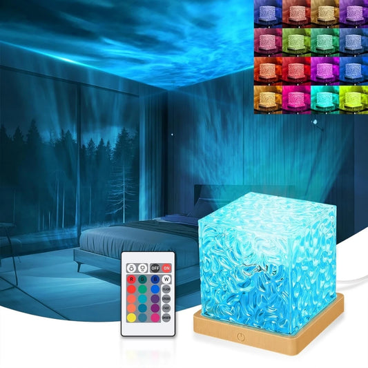 Lampada Da Tavolo Girevole Con Fiamma RGB A 16 Colori Filigrana Dinamica Per Decorazioni Per Feste E Atmosfere