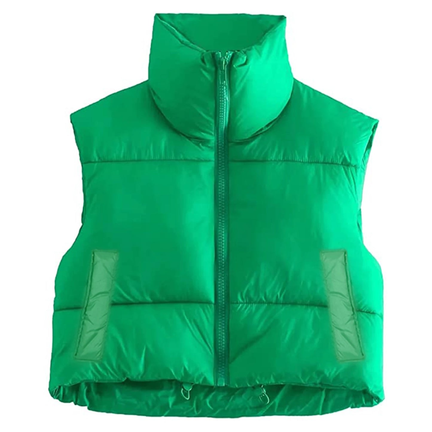 Gilet Da Donna Senza Maniche Autunno Inverno Cappotto Corto Caldo Con Colletto A V Giacca Capispalla Di Moda