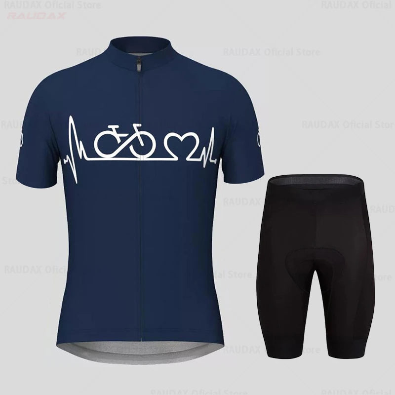 Abbigliamento Da Ciclismo Estivo Per Uomo Kit MTB Maglia Da Ciclismo A Maniche Corte Traspirante Per Bici Da Strada