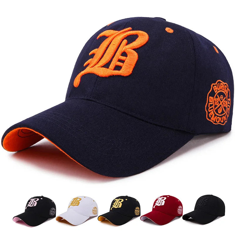 Berretto Baseball Unisex Cotone Estivo con Ricamo Snapback Protezione Solare Adulti