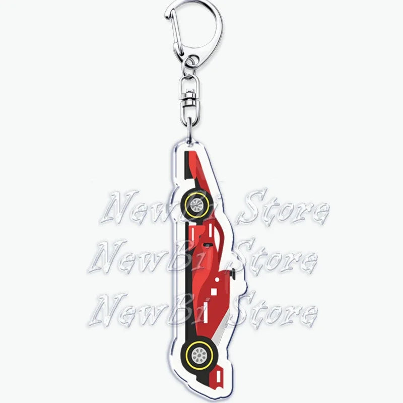 Portachiavi Con Ciondolo Per Auto Da Corsa Popolare Super Cool Per Accessori Borsa Gioielli Regali Fan Amici