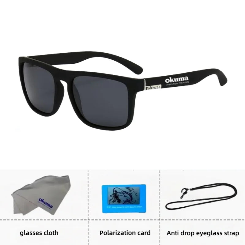 Occhiali Da Sole Polarizzati Okuma UV400 Anti Luce Forte Abbagliamento Per Ciclismo Guida Pesca