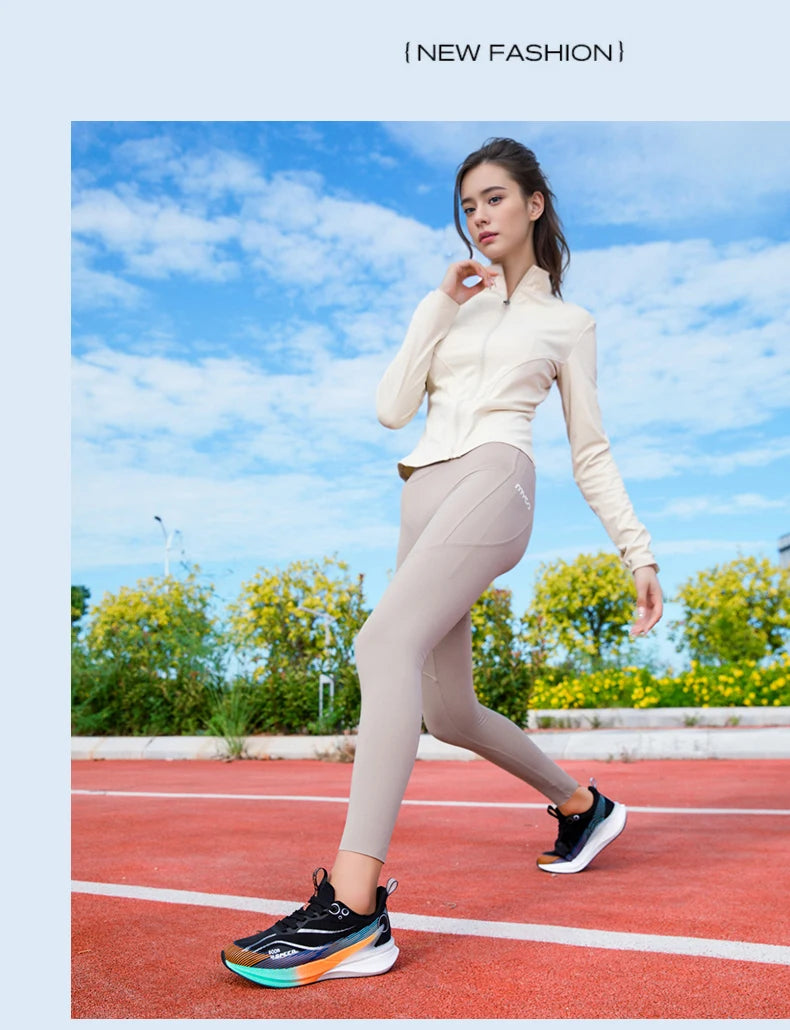 Scarpe Da Corsa Professionali Per Maratona In Carbonio Unisex Ultraleggere Con Assorbimento Degli Urti E Supporto Stabile