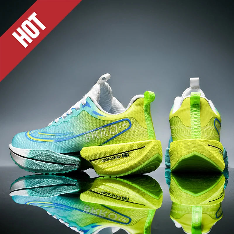Scarpe da Corsa Sportive Unisex per Maratona Traspiranti Leggere Comode Sneakers Atletiche con Ammortizzazione ad Aria